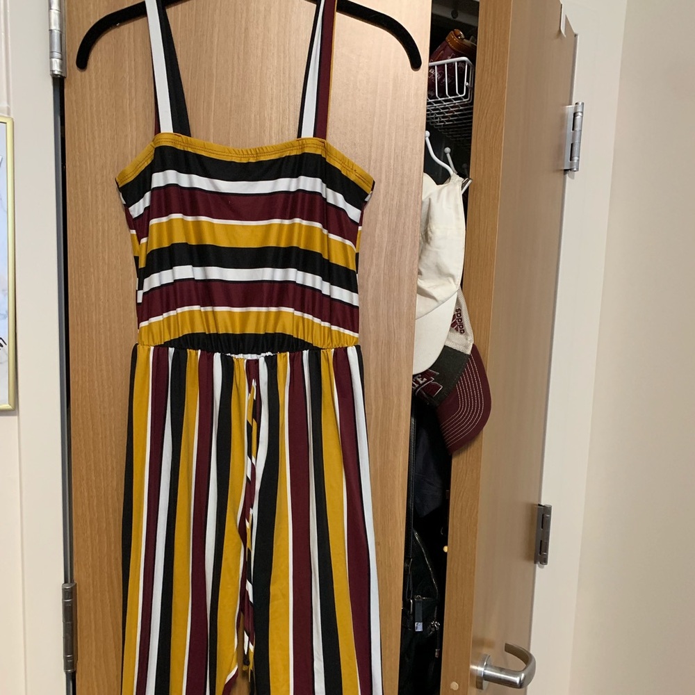 Striped Jumpsuit